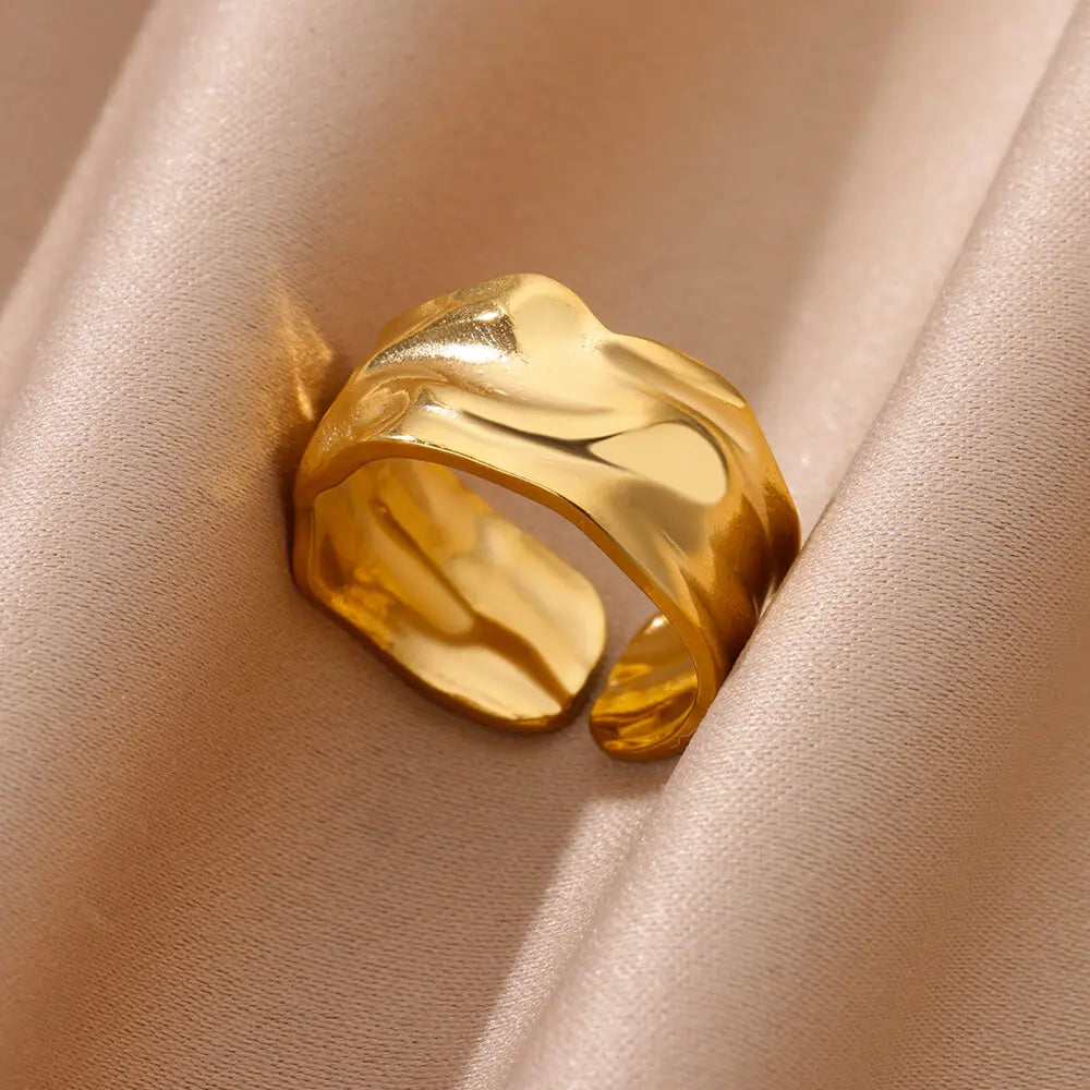 Irregular Geometric Chunky Open Rings