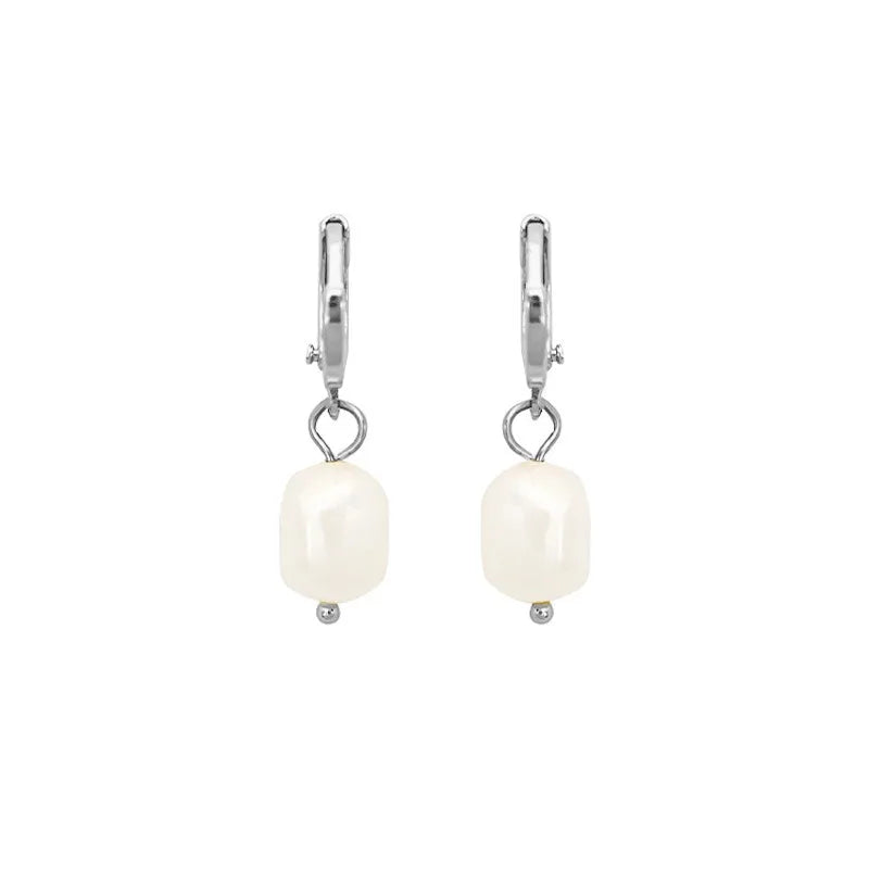 Gold Plated Silver Plated Pearl Earrings with Pearl Dangle Earrings For Women Fashion Jewelry For Women Wedding Gift For Women