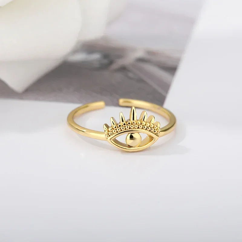 Stainless Steel Rings for Women Aesthetic Heart Gold Color Rings Vintage Waterproof Wedding Jewelry Prom Accessories Gift