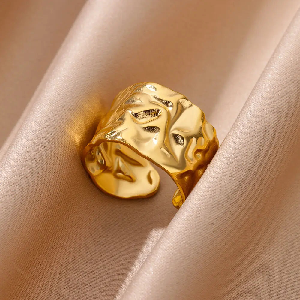 Irregular Geometric Chunky Open Rings