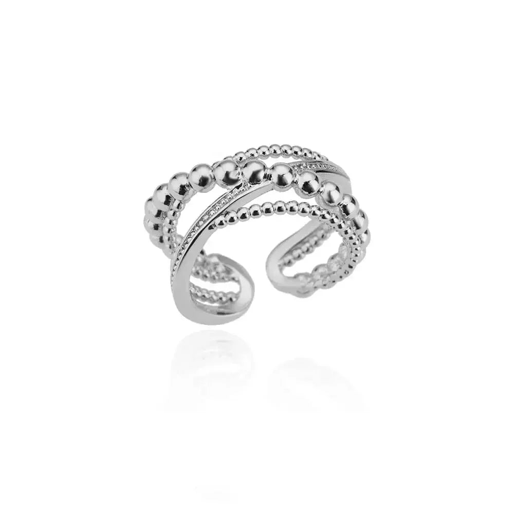 Stainless Steel Rings for Women Aesthetic Heart Gold Color Rings Vintage Waterproof Wedding Jewelry Prom Accessories Gift