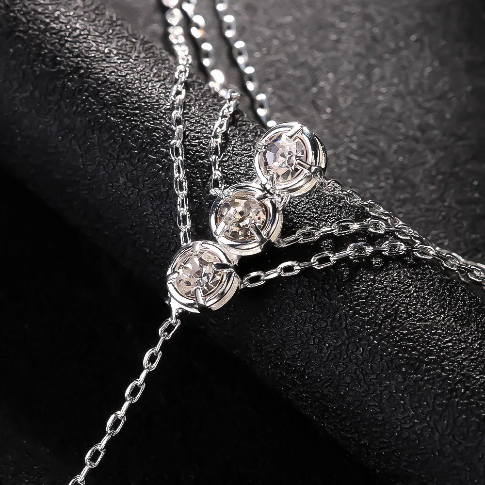 Multi-layered Bracelets Hand Jewelry for Women Trendy Simple Thin Chain Finger Bracelet Jewelry Accessories